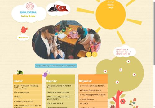 Yeniköy İlkokulu - BİNGÖL / KARLIOVA