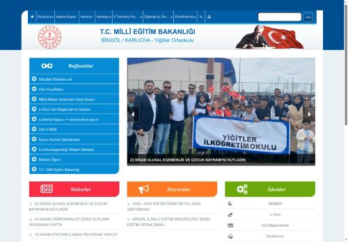 Yiğitler Ortaokulu - BİNGÖL / KARLIOVA