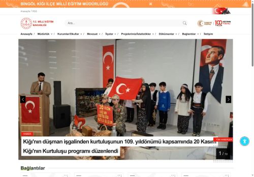 KİĞI İLÇE MİLLÎ EĞİTİM MÜDÜRLÜĞÜ - MEB BİNGÖL