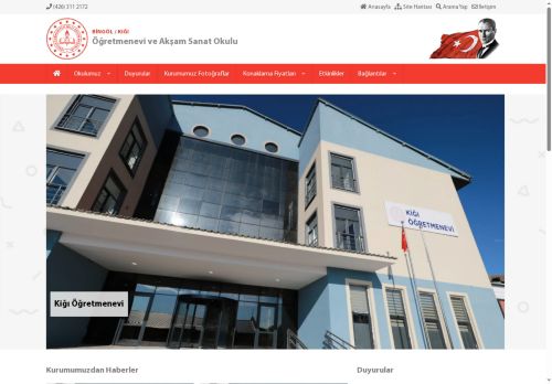 Öğretmenevi ve Akşam Sanat Okulu - BİNGÖL / KIĞI