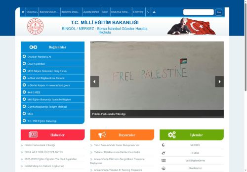 Borsa İstanbul Gözeler Haraba İlkokulu - BİNGÖL / MERKEZ