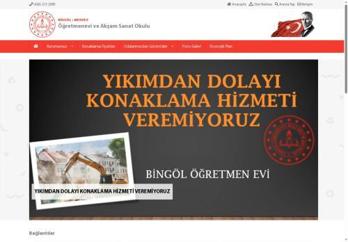 Öğretmenevi ve Akşam Sanat Okulu - BİNGÖL / MERKEZ