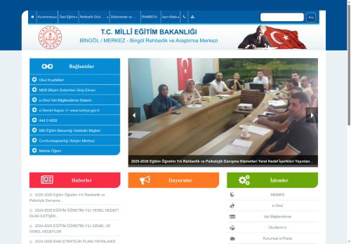 Bingöl Rehberlik ve Araştırma Merkezi - BİNGÖL / MERKEZ