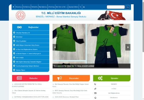 Borsa İstanbul Sarayiçi İlkokulu - BİNGÖL / MERKEZ