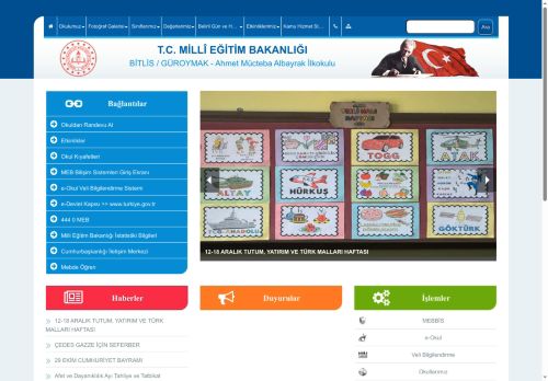 Ahmet Mücteba Albayrak İlkokulu - BİTLİS / GÜROYMAK