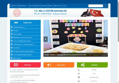 Gölbaşı Anaokulu - BİTLİS / GÜROYMAK