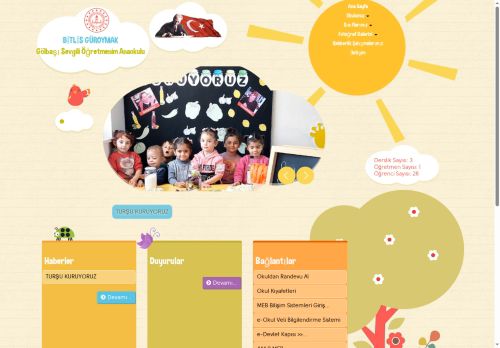 Gölbaşı Sevgili Öğretmenim Anaokulu - BİTLİS / GÜROYMAK