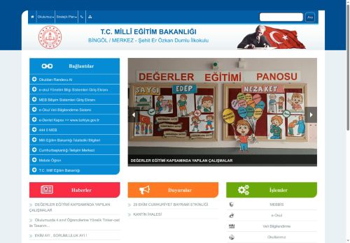 Şehit Er Özkan Dumlu İlkokulu - BİNGÖL / MERKEZ