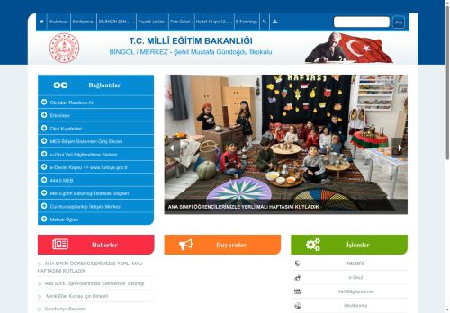 Şehit Mustafa Gündoğdu İlkokulu - BİNGÖL / MERKEZ