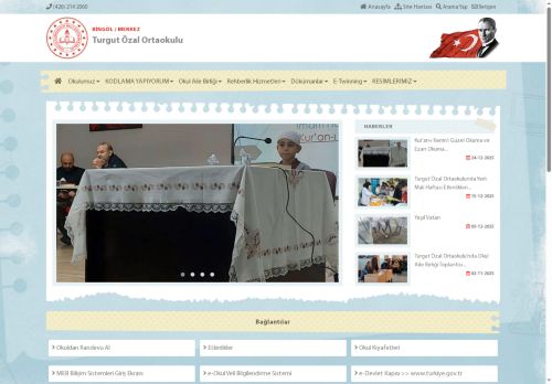 Turgut Özal Ortaokulu - BİNGÖL / MERKEZ