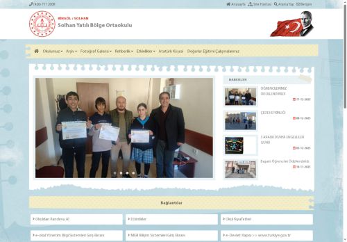 Solhan Yatılı Bölge Ortaokulu - BİNGÖL / SOLHAN