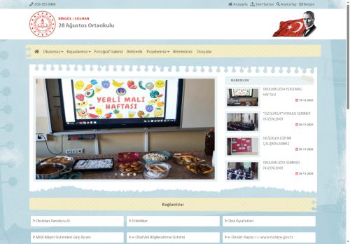 28 Ağustos Ortaokulu - BİNGÖL / SOLHAN