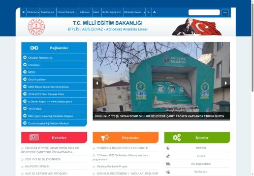 Adilcevaz Anadolu Lisesi - BİTLİS / ADİLCEVAZ