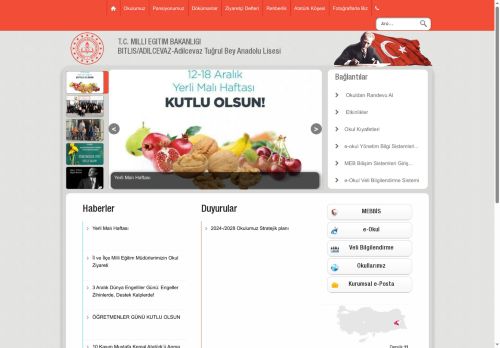 Adilcevaz Tuğrul Bey Anadolu Lisesi - BİTLİS / ADİLCEVAZ