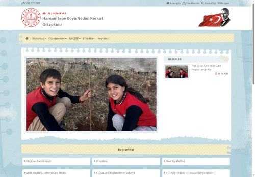 Harmantepe Köyü Nedim Korkut Ortaokulu - BİTLİS / ADİLCEVAZ