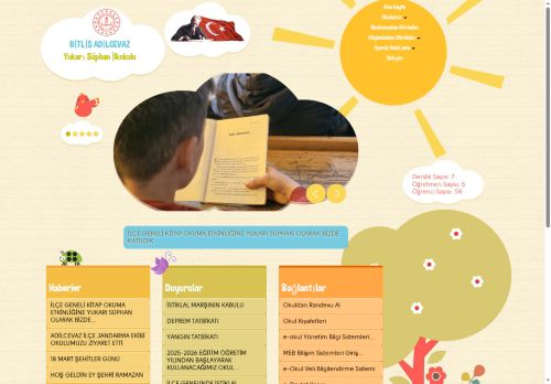 Yukarı Süphan İlkokulu - BİTLİS / ADİLCEVAZ