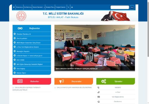 Fatih İlkokulu - BİTLİS / AHLAT