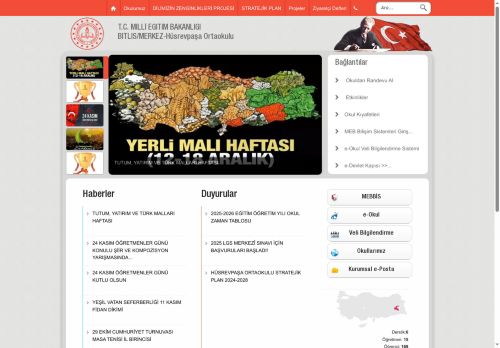 Hüsrevpaşa Ortaokulu - BİTLİS / MERKEZ