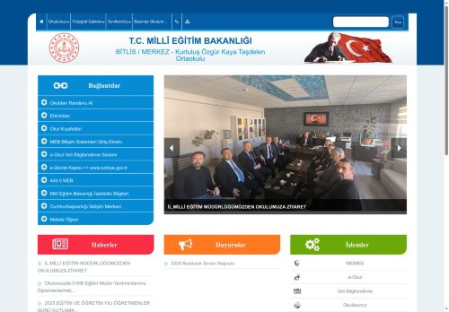 Kurtuluş Özgür Kaya Taşdelen Ortaokulu - BİTLİS / MERKEZ