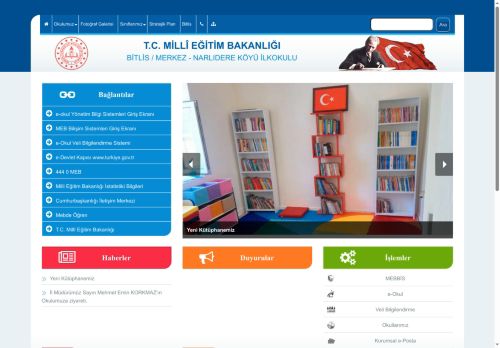 NARLIDERE KÖYÜ İLKOKULU - BİTLİS / MERKEZ