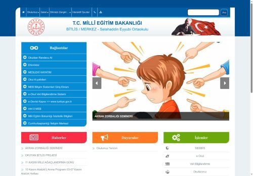 Selahaddin Eyyubi Ortaokulu - BİTLİS / MERKEZ