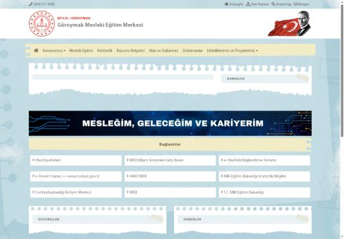 Güroymak Mesleki Eğitim Merkezi - BİTLİS / GÜROYMAK