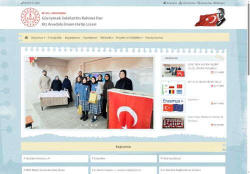 Güroymak Selahattin Rahime Dur Kiz Anadolu İmam Hatip Lisesi - BİTLİS / GÜROYMAK