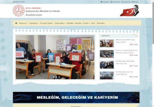 İpekyolu Kız Mesleki ve Teknik Anadolu Lisesi - BİTLİS / GÜROYMAK