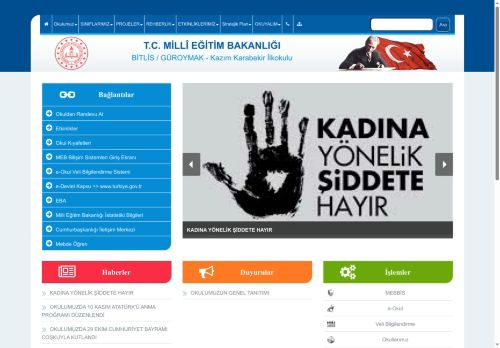 Kazım Karabekir İlkokulu - BİTLİS / GÜROYMAK