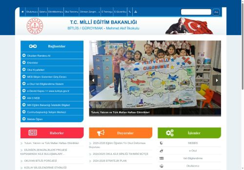 Mehmet Akif İlkokulu - BİTLİS / GÜROYMAK