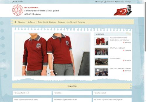 Şehit Piyade Uzman Çavuş Şahin ASLAN İlkokulu - BİTLİS / GÜROYMAK