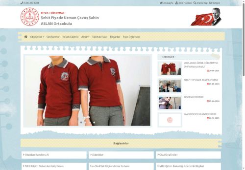 Şehit Piyade Uzman Çavuş Şahin ASLAN Ortaokulu - BİTLİS / GÜROYMAK