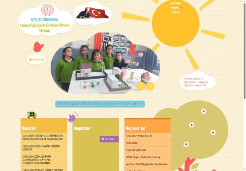 Yamaç Köyü Şehit Er Ethem Öztürk İlkokulu - BİTLİS / GÜROYMAK