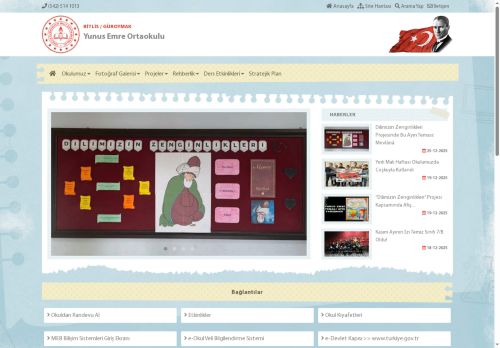 Yunus Emre Ortaokulu - BİTLİS / GÜROYMAK