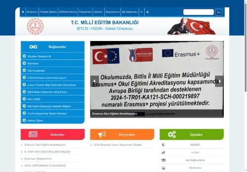 İstiklal Ortaokulu - BİTLİS / HİZAN