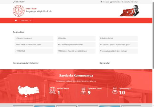 Sarpkaya Köyü İlkokulu - BİTLİS / HİZAN