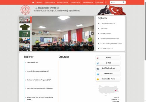 Şht.Öğrt. A. Nafiz Özbağrıaçık İlkokulu - BİTLİS / HİZAN