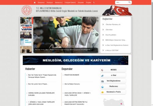 Bitlis Cemil Özgür Mesleki ve Teknik Anadolu Lisesi - BİTLİS / MERKEZ