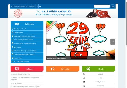 Bölükyazı Köyü İlkokulu - BİTLİS / MERKEZ