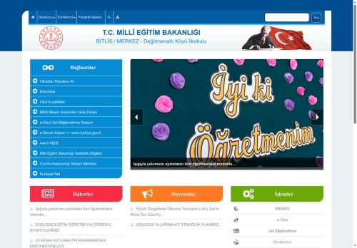 Değirmenaltı Köyü İlkokulu - BİTLİS / MERKEZ