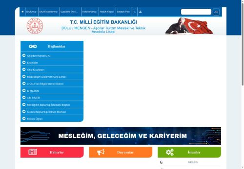 Aşcılar Turizm Mesleki ve Teknik Anadolu Lisesi - BOLU / MENGEN