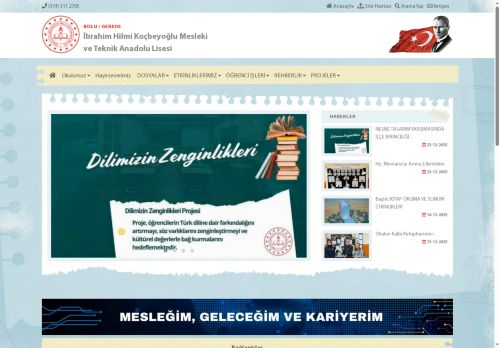 İbrahim Hilmi Koçbeyoğlu Mesleki ve Teknik Anadolu Lisesi - BOLU / GEREDE