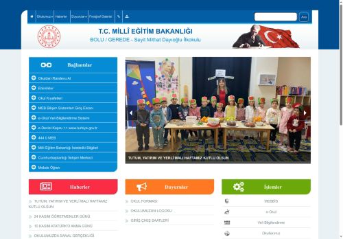 Seyit Mithat Dayıoğlu İlkokulu - BOLU / GEREDE