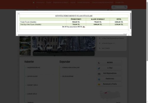Göynük Öğretmenevi ve Akşam Sanat Okulu - BOLU / GÖYNÜK