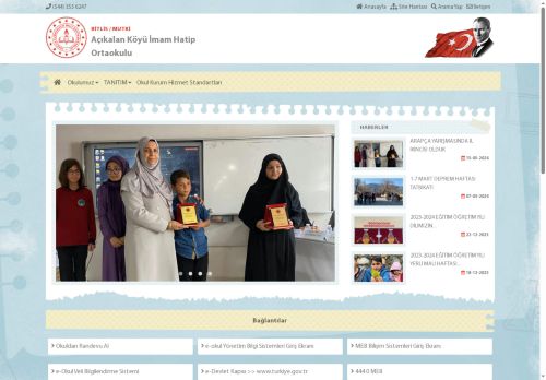 Açıkalan Köyü İmam Hatip Ortaokulu - BİTLİS / MUTKİ