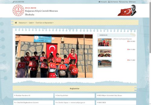 Bağarası Köyü Cevizli Mezrası İlkokulu - BİTLİS / MUTKİ