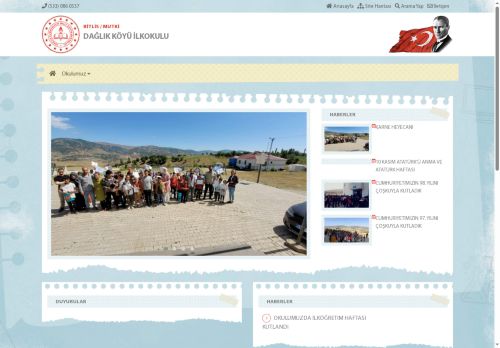 DAĞLIK KÖYÜ İLKOKULU - BİTLİS / MUTKİ