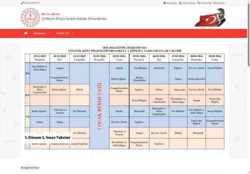 Çitliyol Köyü İmam Hatip Ortaokulu - BİTLİS / MUTKİ