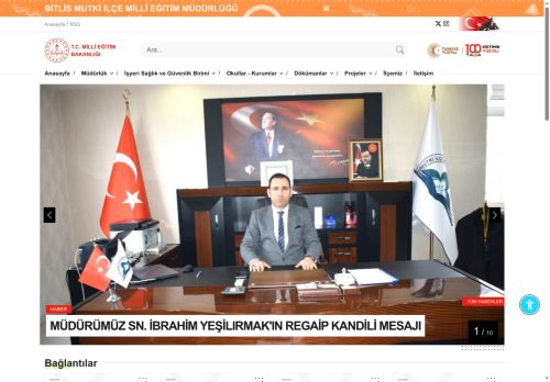 MUTKİ İLÇE MİLLÎ EĞİTİM MÜDÜRLÜĞÜ - MEB BİTLİS