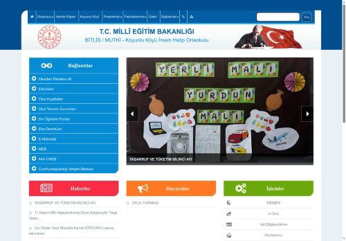 Koyunlu Köyü İmam Hatip Ortaokulu - BİTLİS / MUTKİ